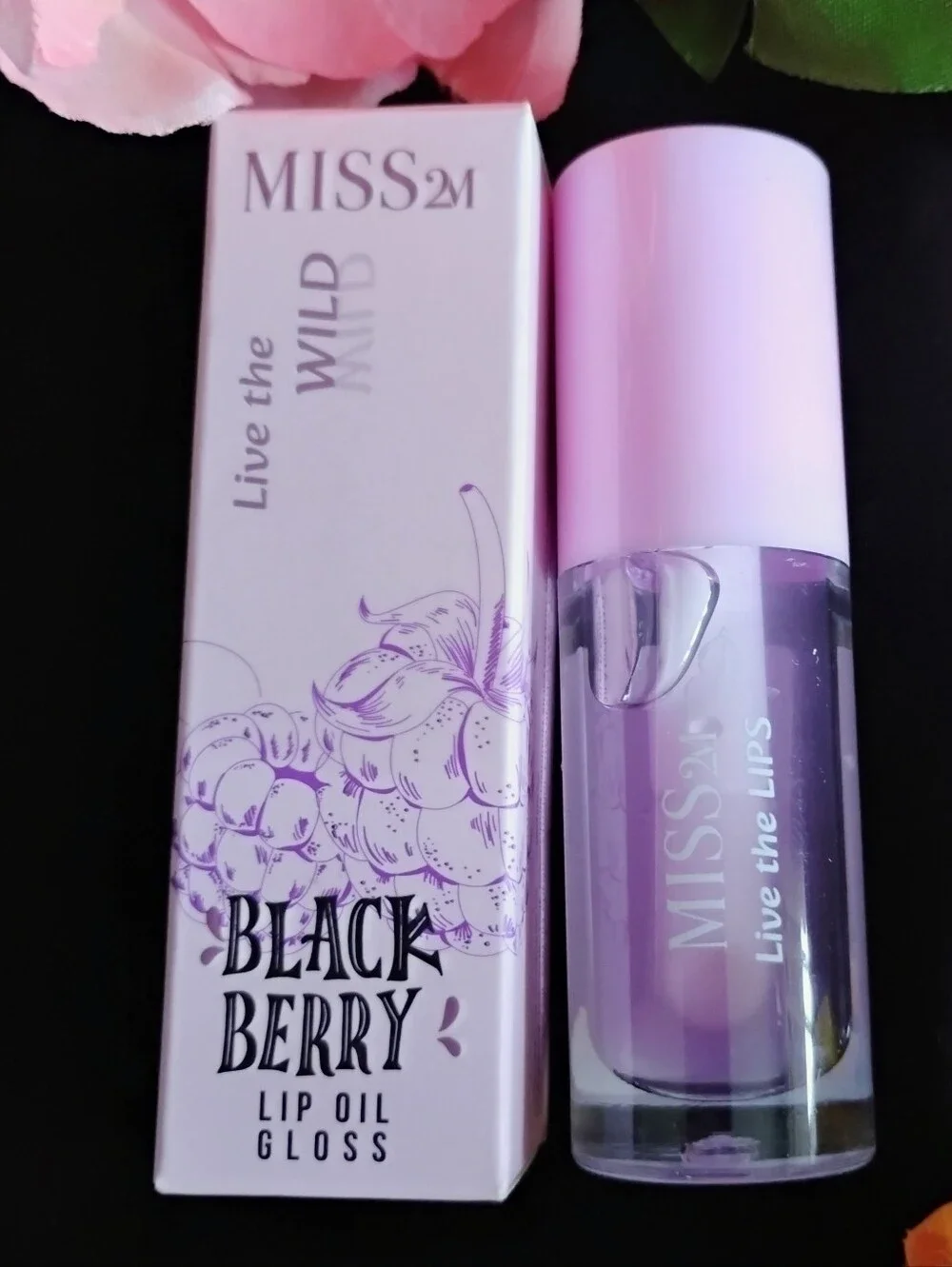Blackberry Lip Oil Gloss — Miss 2M